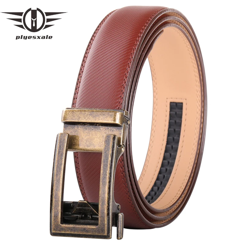 Streetwear Brand Belts - Plyesxale 2026 Nieuwe Trendy Koe Lederen