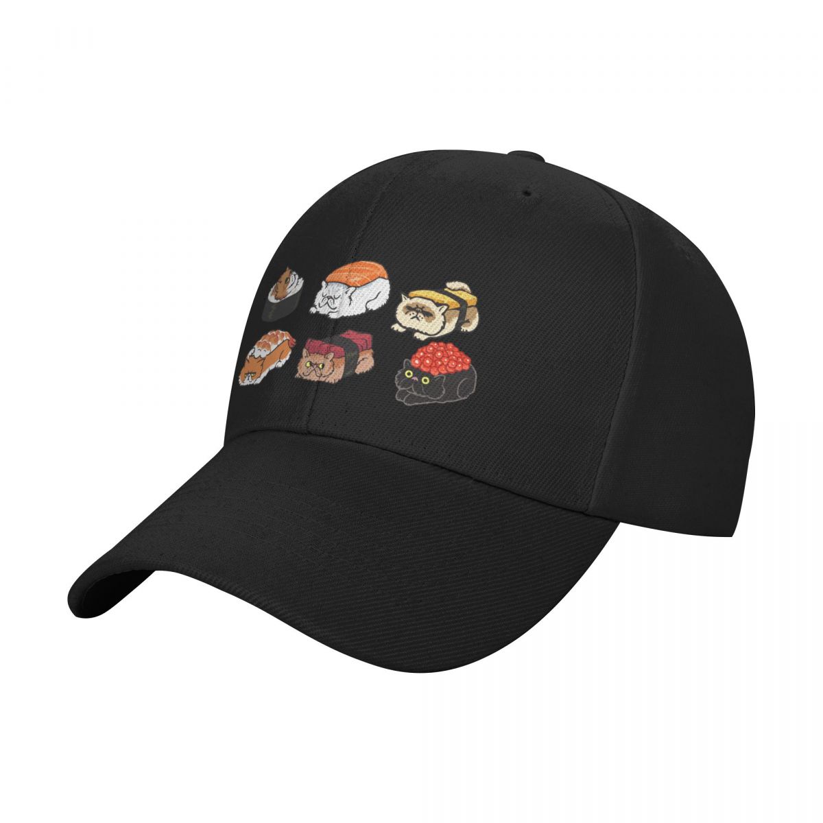 Streetwear Brand Cat - Sushi Perzische Kat Baseball Cap Strand
