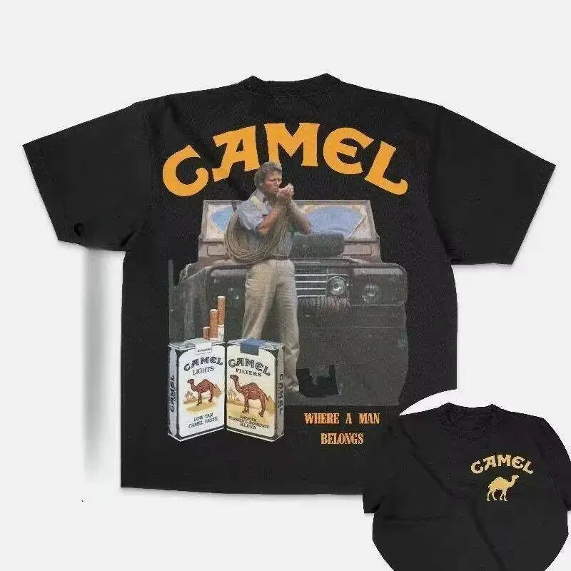 Streetwear Brand Marketing - Vintage reclame klassiek camel trendy merk