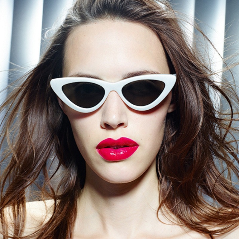 Streetwear Brand Cat - Sexy kleine driehoekige Cat Eye zonnebril