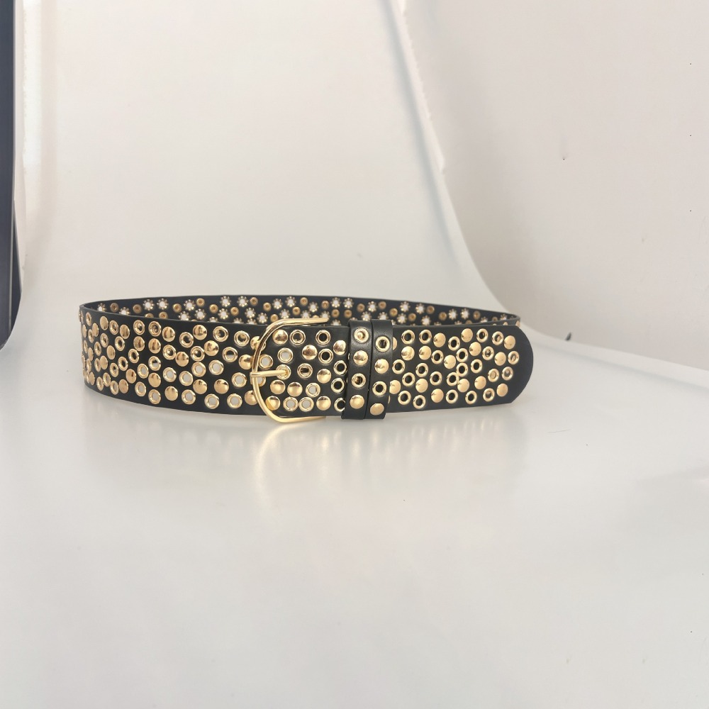 Streetwear Brand Belts - Punk riem met holle oogjes en