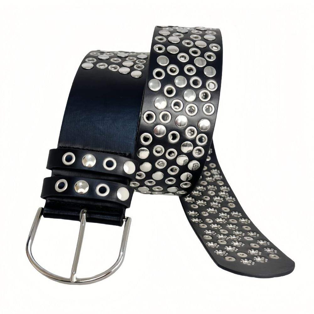 Punk riem met holle oogjes en  - Streetwear Brand Belts recensie en prijs