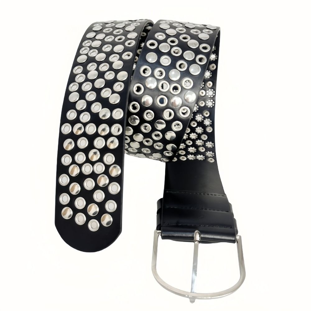 Punk riem met holle oogjes en  - Streetwear Brand Belts recensie en prijs