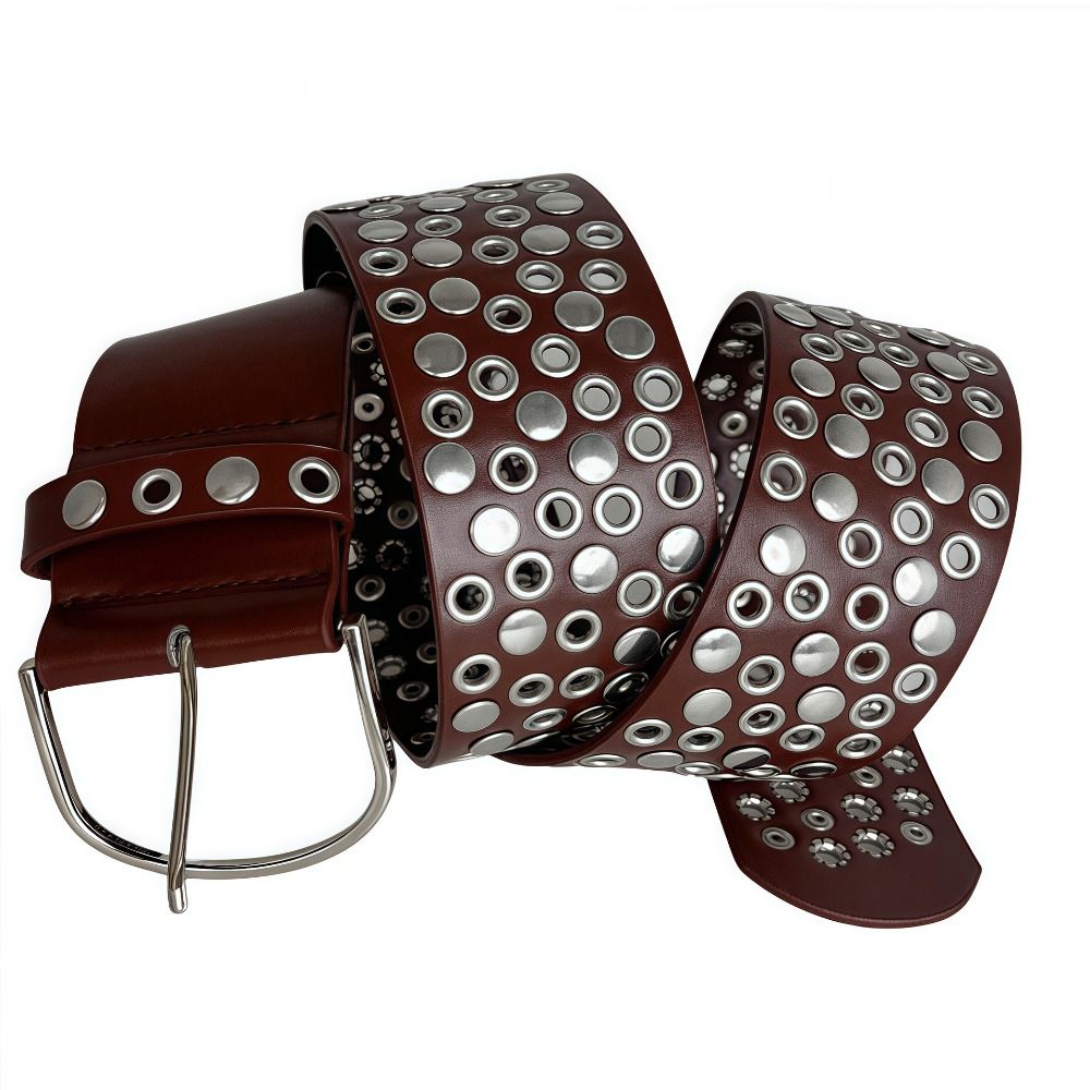 Punk holle oogje-klinknagelrie - Streetwear Brand Belts recensie en prijs