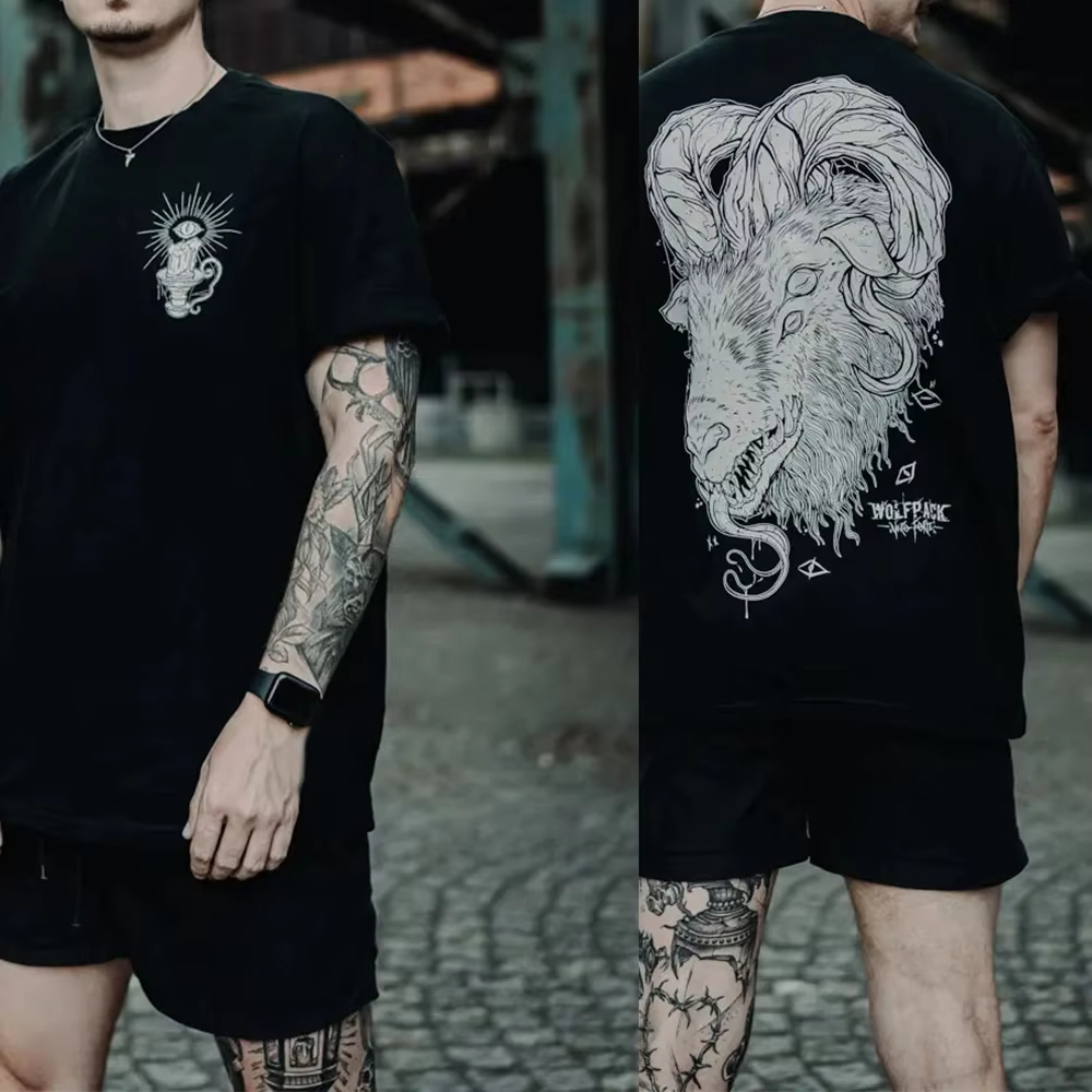 DE MAAN Kat ​ ​ Tattoo Style T - Streetwear Brand Cat recensie en prijs