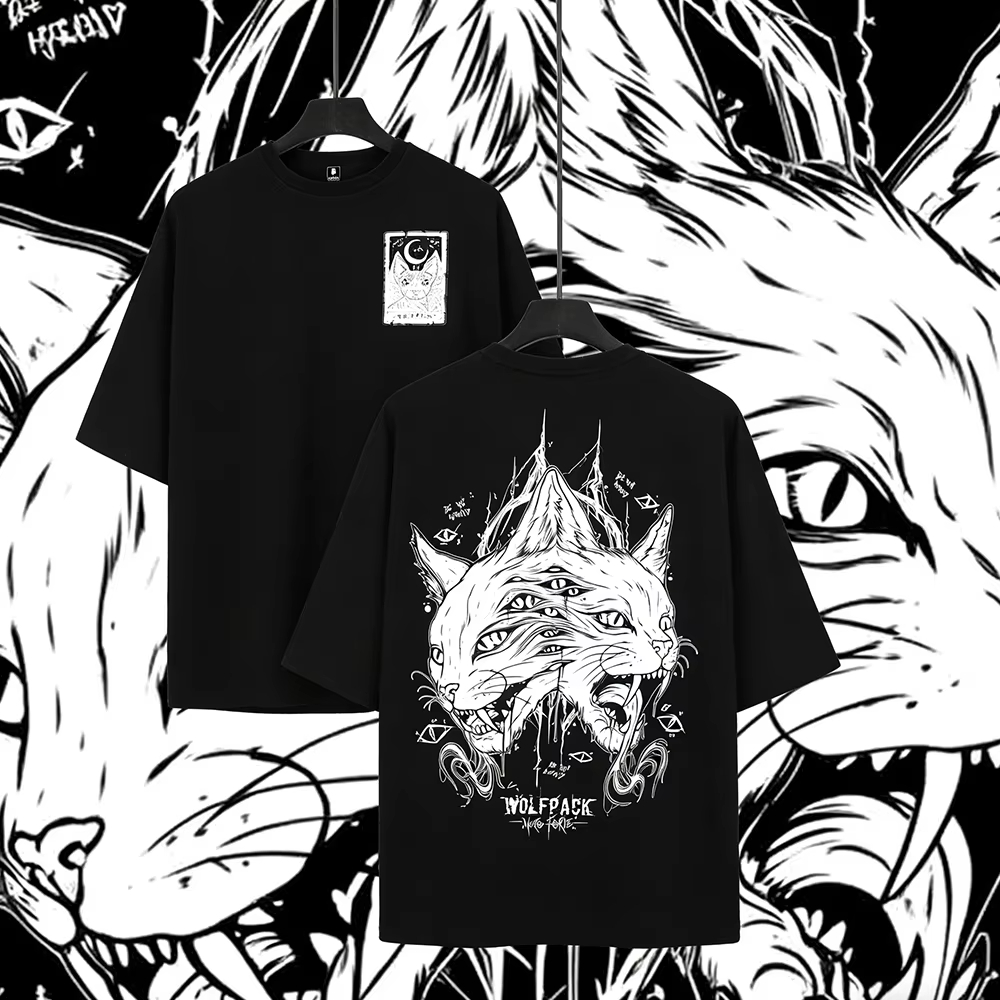 DE MAAN Kat ​ ​ Tattoo Style T - Streetwear Brand Cat recensie en prijs