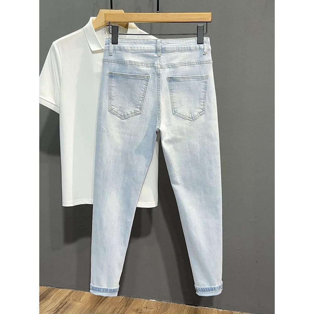 Zomer gewassen lichtblauw gewa - Streetwear Brand Cat recensie en prijs