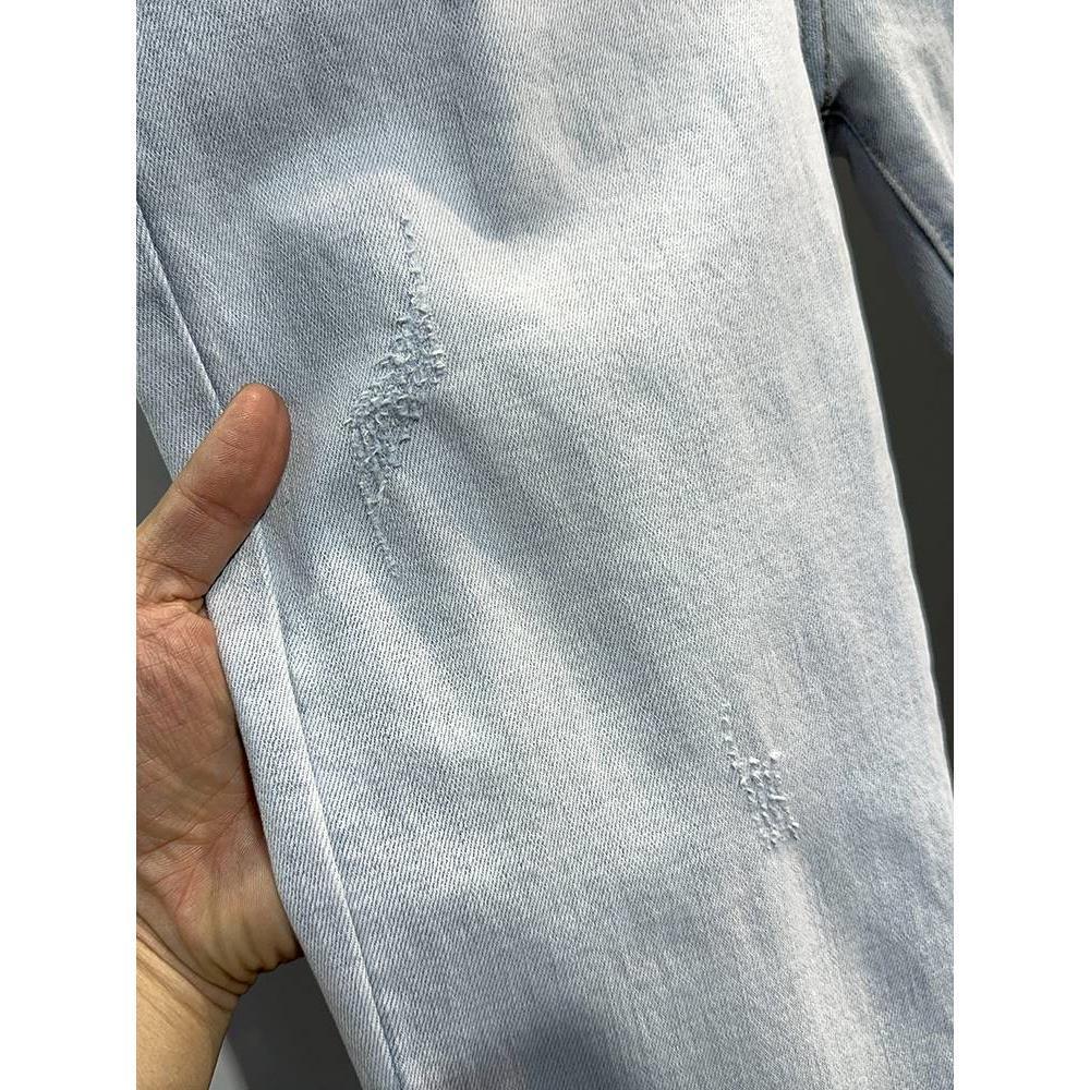 Zomer gewassen lichtblauw gewa - Streetwear Brand Cat recensie en prijs