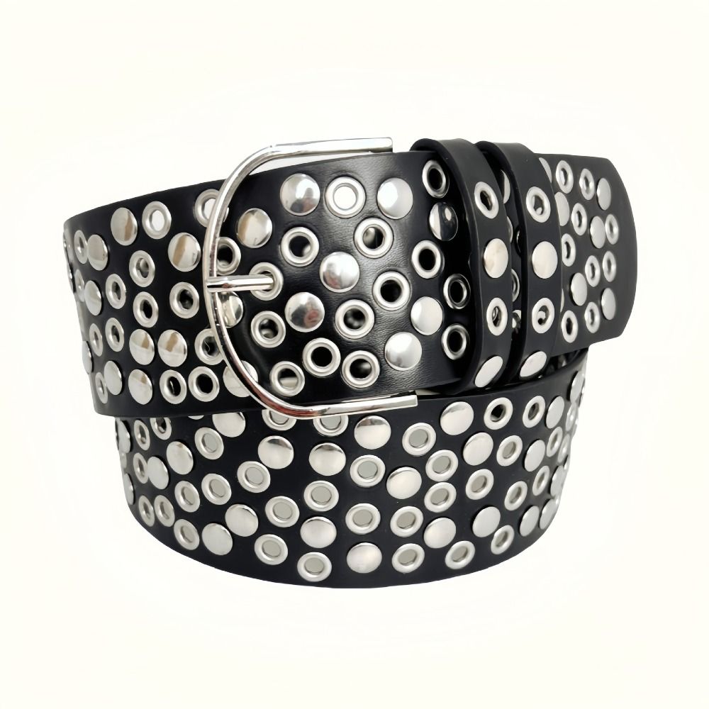 Punk riem met holle oogjes en  - Streetwear Brand Belts recensie en prijs