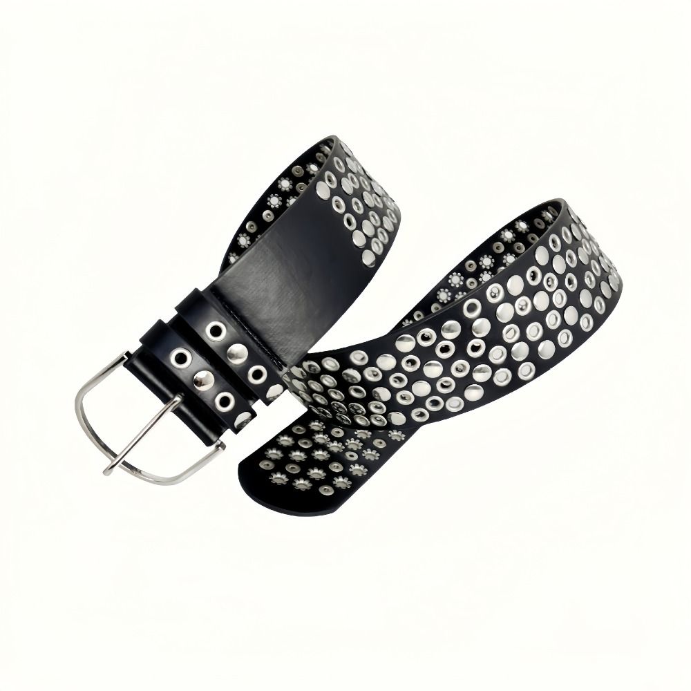 Punk riem met holle oogjes en  - Streetwear Brand Belts recensie en prijs