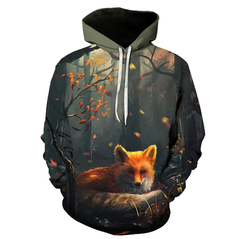2026 Vos en Wolf Gedrukt Dames - Streetwear Brand Japan recensie en prijs